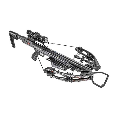 Killer Instinct Burner 415 Crossbow Package. The Burner 415 Shoots a Heart Stopping 415 FPS, Packing a Whopping 141 Foot Pounds of Kinetic Energy, All Released with a 3.5 Precision Grade Trigger.