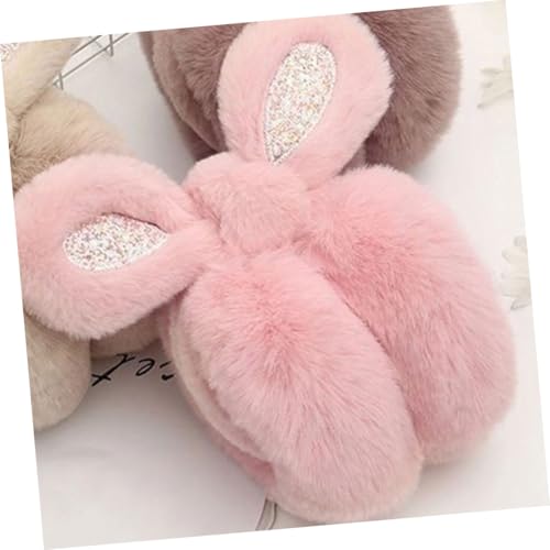 BESPORTBLE Rabbit Ear Muffs Ear Warmers Winter Ear Ear Defenders Fluffy Bunny Ears Ear for Babies Ear Cover for4