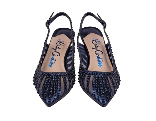 Ninety Union Lady Couture Rosita Mesh Rhinestone Heel Slingback2