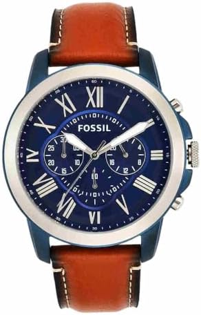 Fossil Watch for Men Grant, Quartz Chronograph Movement, 44