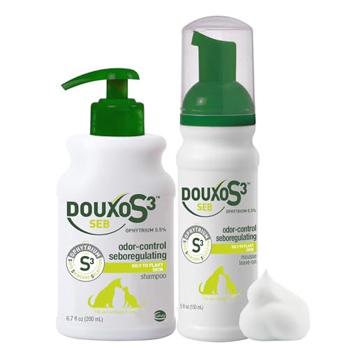 DOUXOÂ® S3 SEB Combo Set | DOUXO S3 SEB Shampoo (6.7oz) & DOUXOÂ® S3 SEB Mousse (5.1 oz)