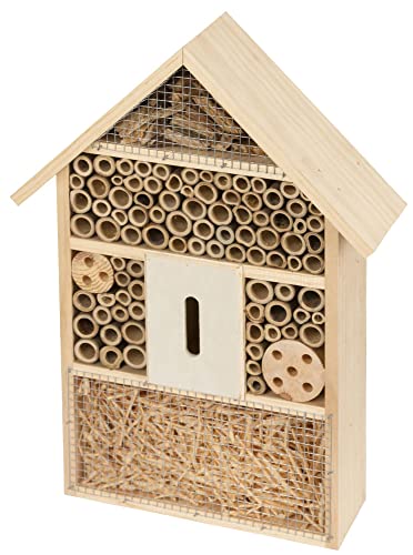 Kerbl Hôtel à Insecte pour Petit Animal 27,5x9x39,5 cm