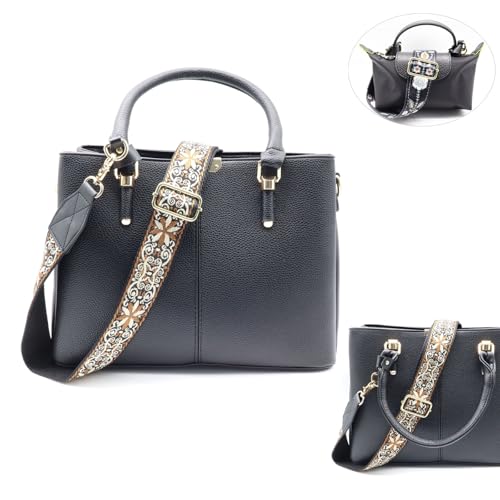 Image of LEMEDE Purse Strap Replacement Crossbody 1.5 inch Wide Shoulder Strap Adjustable Straps Handbag Strap Replacement Belts