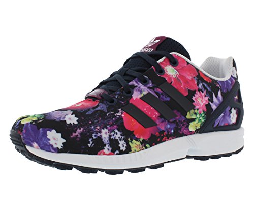 adidas Kids Girls Zx Flux Lace Up Sneakers Shoes Casual - Black,Pink - Size 7 M