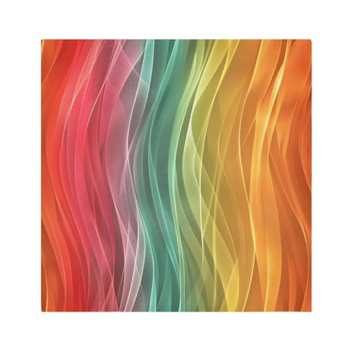 Servilletas de tela multicolor pack x6 20 x 20 pulgadas miniatura 1