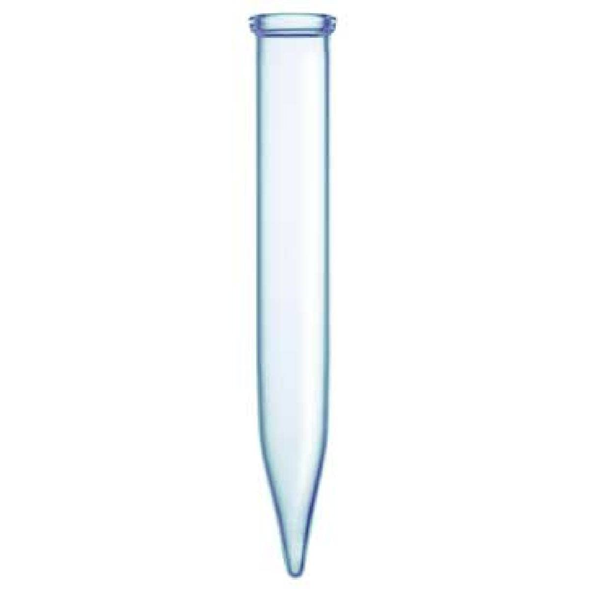 Kimble 73790-15 Glass Conical Bottom 15mL Plain Disposable Centrifuge Tube with Snap Cap Closure, Case of 125