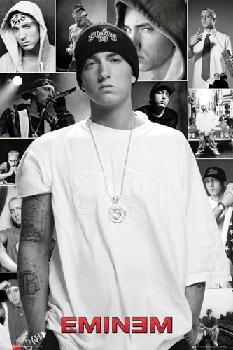 Eminem Poster 8 Miles Marshall Mathers Photo Rap Hip Hop Wall Art Picture A4