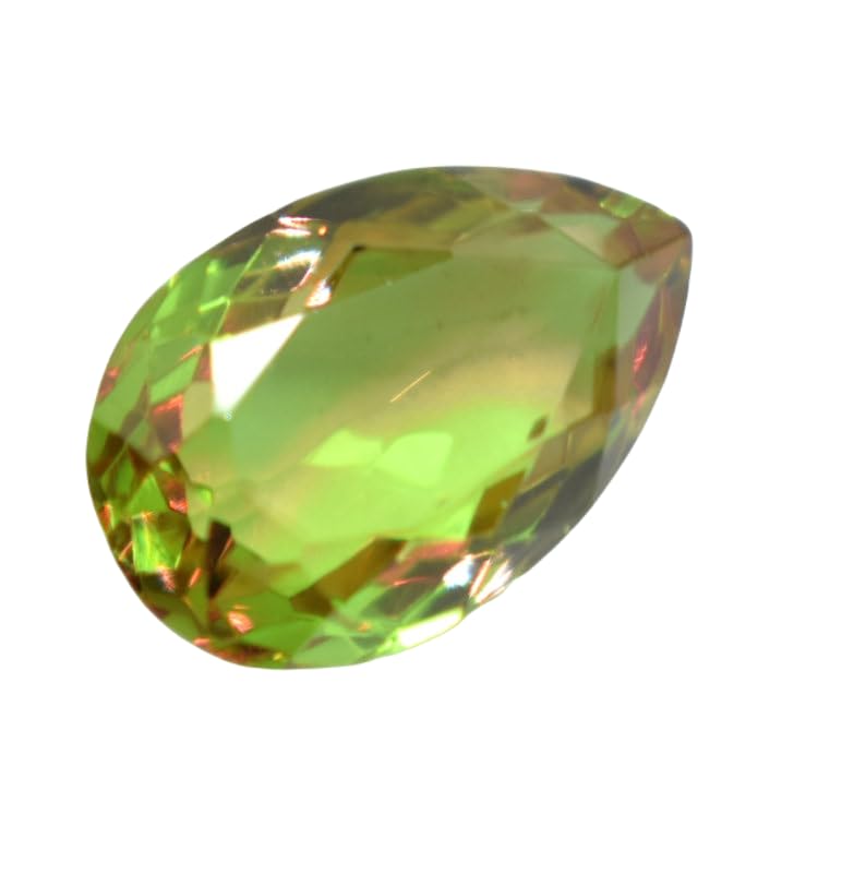Alexandrite naturelle en poire pour créer un bijou unique chargé d'histoire
