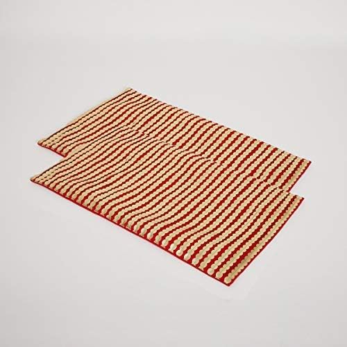 Housse de coussin rectangulaire lot de 2 pièces rouge Act 278 Risecollection - 4