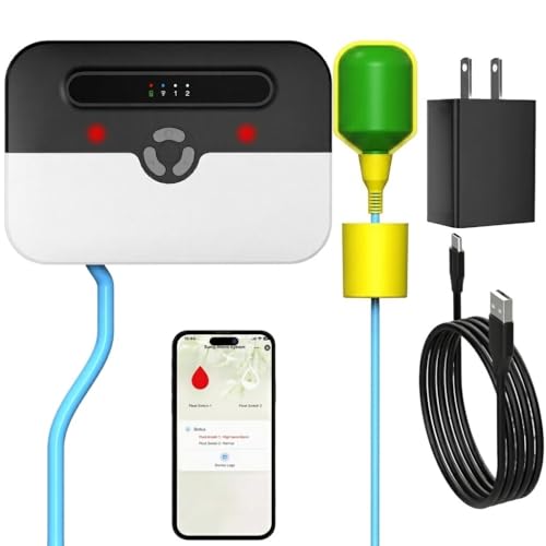 LuckyDuo WiFi Sump Pump Alarm with Backup Battery