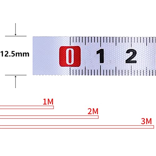 Regla adhesiva de acero 3 m para medición industrial miniatura 3