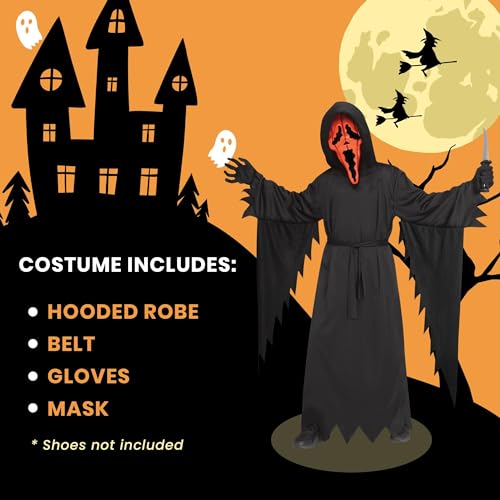 Disfraz infantil de fantasma calabaza talla M miniatura 4