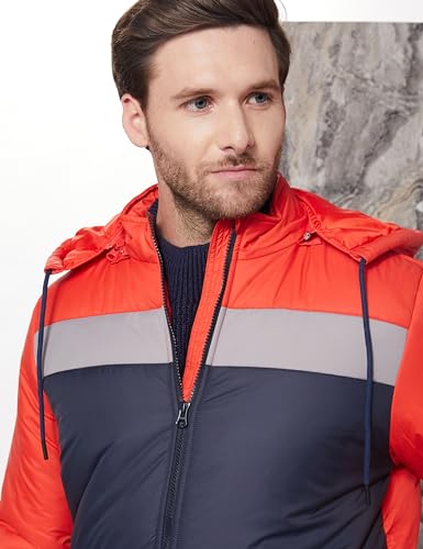 Image of Amazon Brand - Symbol Men Quilted Hooded Bomber Jacket