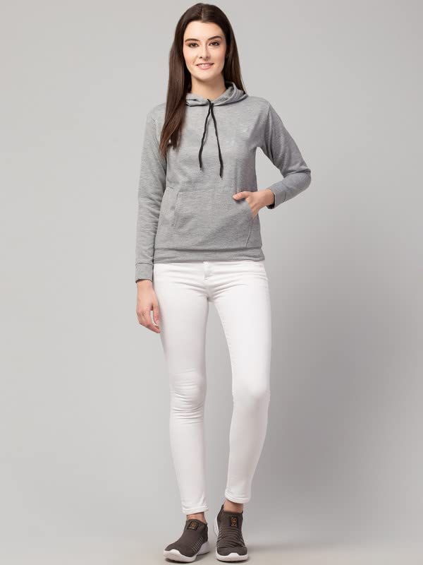 Image of Women's Fleece Plain Hoodie