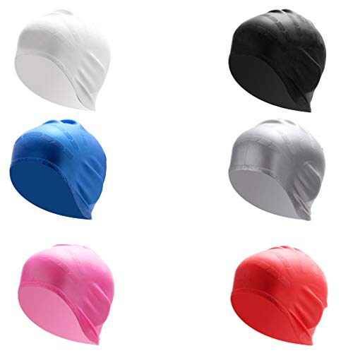 Silicone Natação Caps Swim Mulheres Cabelo Comprido Chapéu Ears Proteger Esportes Piscina Cap