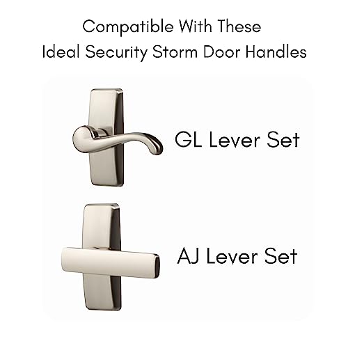 Ideal Security Deadbolt For Storm And Screen Doors, Satin Silver #TOP3