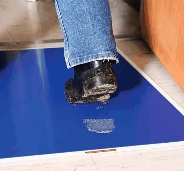 Image of Adhesive Mat Refill, Blue, 60 Layer, 4 /pk