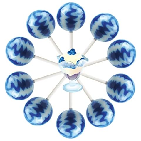 BLUEBERRY CREAM LOLLIPOPS (INDIVIDUALLY WRAPPED) FROM ORIGINAL GOURMET (10 COUNTS) Cover