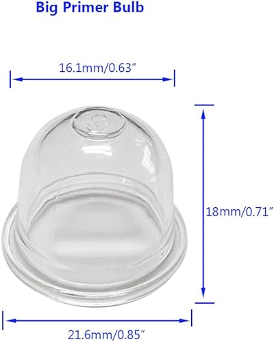 Miniatura 4 de SRM225 SRM210 Kit de juntas de bombilla de filtro de aire para Echo SRM-225 SRM2100 SRM-210 SRM211 SRM230 recortadora de cuerdas PB200 PB201 PB250