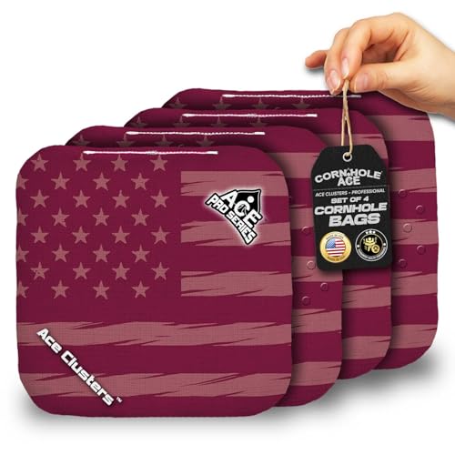 Sacs de cornhole Ace Pro imperméables CornholeAce Ace Clusters 4 pièces