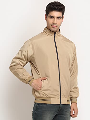 Image of Cantabil Beige Winter Wear Jacket Full Sleeve for Men l Jacket for Men l Winter Wear Jacket for Men (MJKT00009-BEIGE)