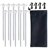 Package includes: 10 X Tent Pegs, 4X windproof ropes，1x carring pouch. Lightweight and small size, easy to carry.