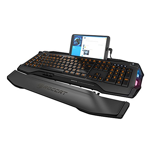 Preisvergleich Produktbild ROCCAT Skeltr USB + Bluetooth QWERTY (USB + Bluetooth, Spielen, Membran-Schlüsselschalter, QWERTY, Englisches Tastaturlayout, Verkabelt / Kabellos), grau