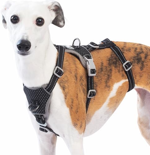 Huntboo Escape Proof Dog Harness – No Pull, No Slip, Fully Reflec...