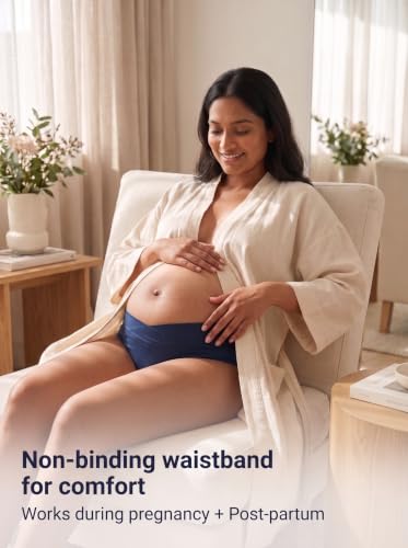 Image of Inner Sense Organic Cotton Bamboo Maternity Panties After Delivery
