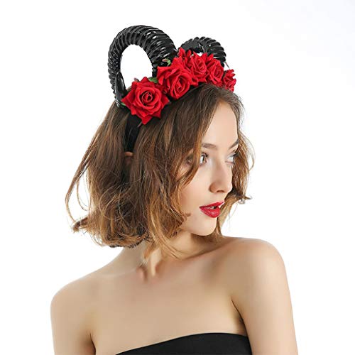 Bandeau en corne de bœuf pour coiffure Halloween facile et rapide