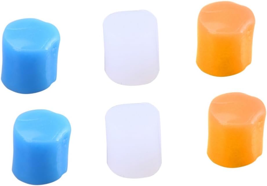Silicone Ear Plugs 6Pc Noise Reducing Earplugs for Swimming Sleep | Six-piece Pack, Soft Silicone Build, Flying Comfort Support, Bath and Diving Use