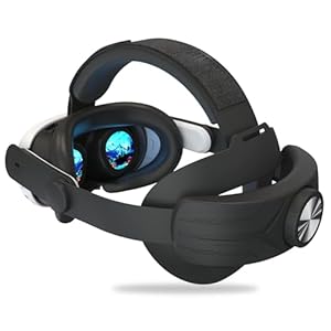 Comfort Head Strap for Oculus Quest 3, MTomatoVR Lightweight Replacement Strap VR Accessaries, Reduce Face Pressure Comfortable Convenient Flip Design Headset for Meta Quest 3, Black