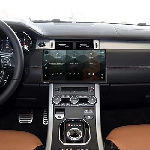 MOOKAKA 13 Inch Radio Replacement for Land Rover Range Rover Evoque L538 2011-2018 Carplay Car Stereo Android 10 GPS Navigation Bluetooth DSP 4G Multimedia Player(Harman System,8+128G)