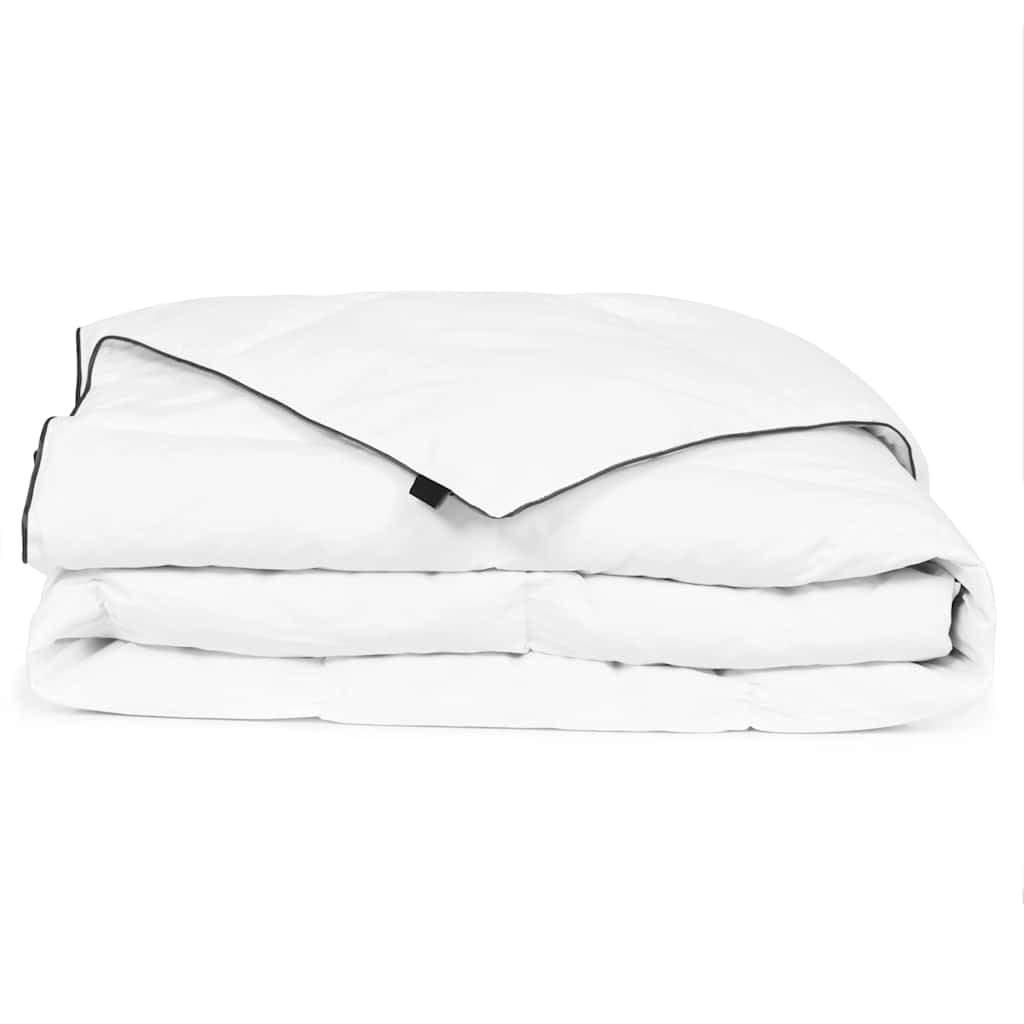 vidaXL Edredón Colcha de Plumón para Invierno 150x200cm Blanco Ropa Cama Hogar