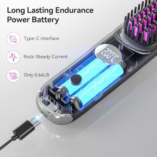 Go Brush Pro 2026 Cepillo Alisador de Pelo Iónico miniatura 5