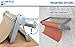 Bryco Goods 24 Inch Paper Roll Dispenser and Cutter, Wall Mountable & Non-Slip Tabletop, Heavy-Duty Steel Frame – Kraft, Butcher, Freezer, Wrapping Paper Holder – for Home, Office, Craft Projects