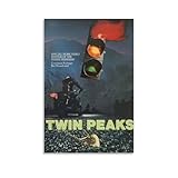 MOJDI Twin Peaks Film Mystery Vintage TV Series Posters for Room Aesthetic And Decor Canvas Painting Wall Art Poster for Bedroom Living Room Decor 24x36inch(60x90cm) Unframe-style