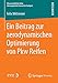 Produktbild Ein Beitrag zur aerodynamischen Optimierung von Pkw Reifen (Wissenschaftliche Reihe Fahrzeugtechnik Universität Stuttgart)