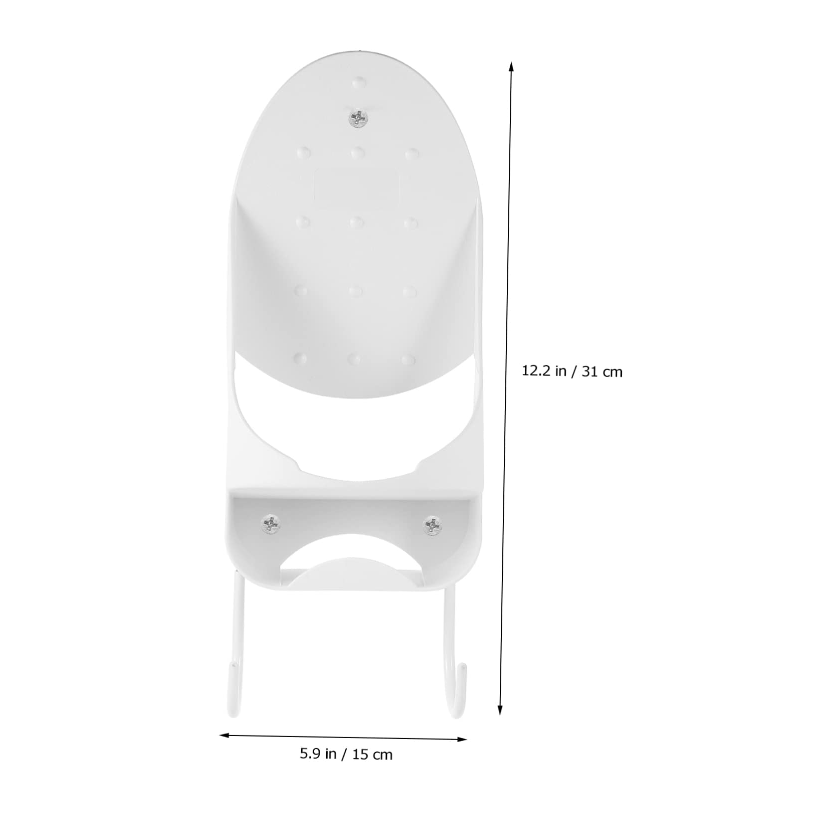 Tofficu 1pezzi Supporto Da Parete Per Da Stiro Appendiabiti Resistente in Materiale Organizer Verticale Contenitore Portatile