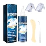 Yooyan klebstoffentferner, Flockentferner Beflockung Textilien, mit Schaber und Pinzette, Flexentferner, Entferner Cleaner, Mild und Reizfrei, Geeignet zur Entfernung von Fehldrucken auf Textilien