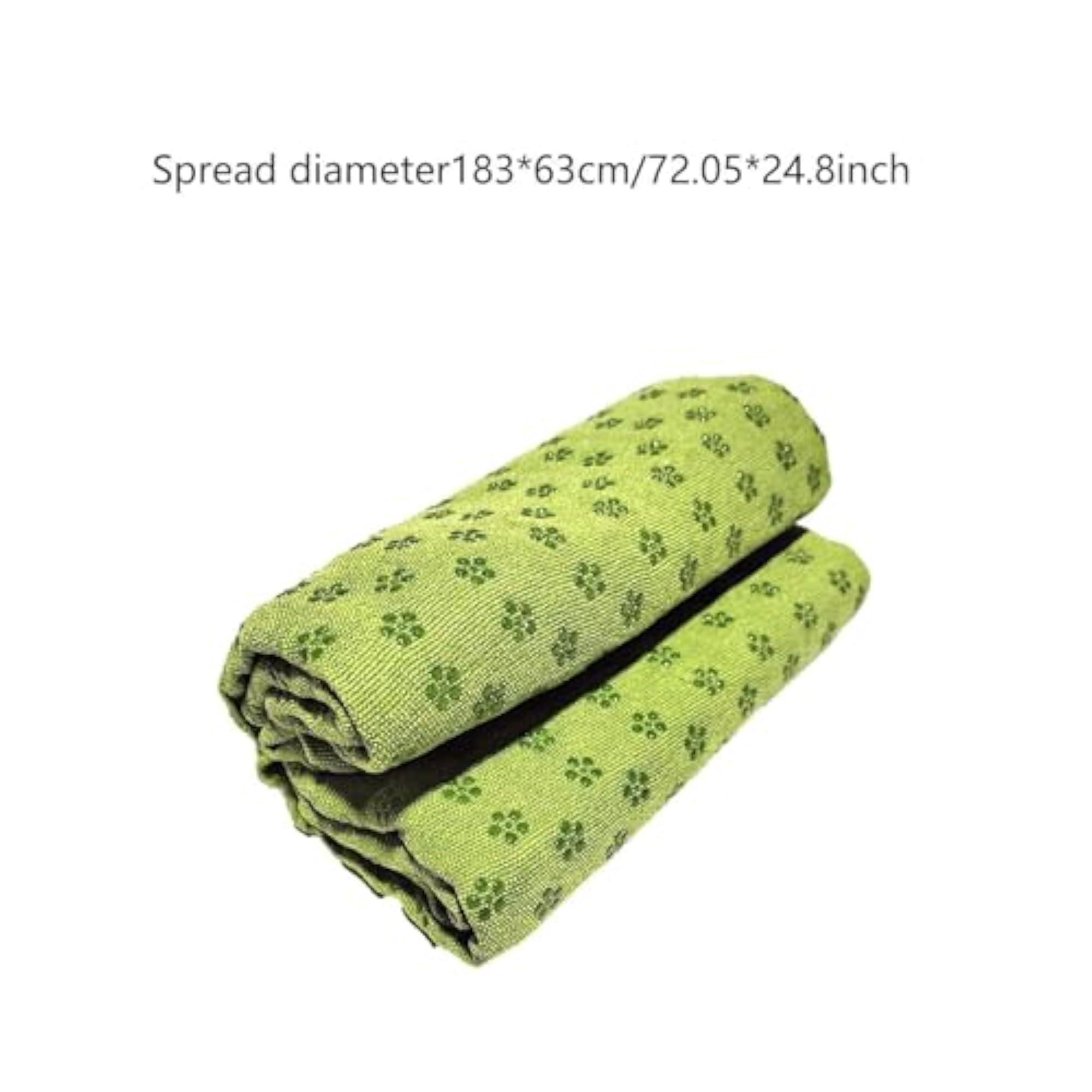 Green Yoga Towel, Hot Yoga Mat Towel