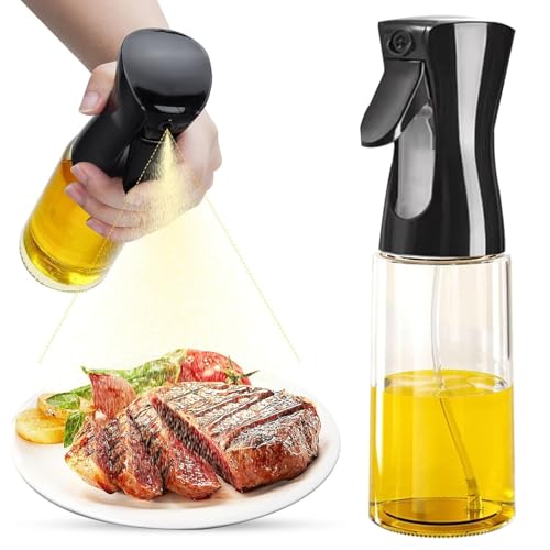 LOTERO Oil Sprayer Bottle for Cooking, Durable and Food Grade Glass Oil Spray Bottle for Kitchen, Leak-Proof and Refillable Oil Sprayer for Air Fryer,...