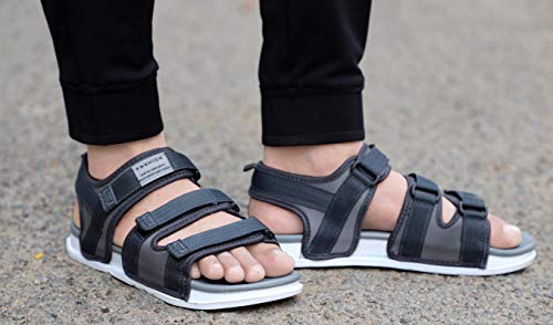 Image of AADI Men's Synthetic Leather Outdoor Casual Sandals & Floaters