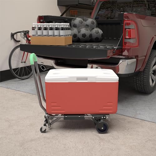 COSCO Shifter Multi-Position Folding Hand Truck and Cart, 300 lb. Weight Capacity, Green, 12222PBG1E by Cosco - Image 2