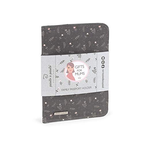 Pasito a Pasito. Portadocumentos de Viaje Familiar Flor. Gifts for Mums. Organizador con Funda para pasaportes, Documentos y Libro de Familia en...