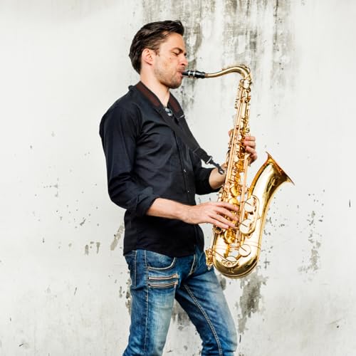 Abaodam Adjustable Saxophone Neck Strap Cotton Padded Sax Strap for Alto Tenor Sax Instruments Comfortable Breathable with Wide Support - Thumbnail 6