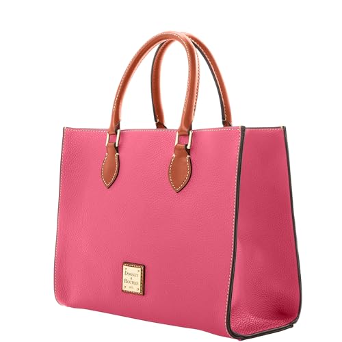 Dooney & Bourke Women's Janine Satchel in Pebble Grain Leather, Large Handbag with Adjustable & Detachable Shoulder Strap2