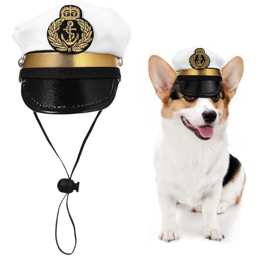 Sombrero para perro Capitán Luxshiny pequeño miniatura 1