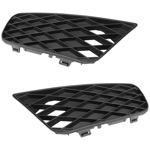 Image of BXZ Front Bumper Insert Outer Grille Fog Light Lamp Cover Bezel Pair For 2009 2010 2011 Honda Civic(Not For 2DR)