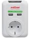 Produktbild ROLINE Steckdose 2X USB Weiss